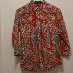 Vintage Paisley Ralph Lauren Button down